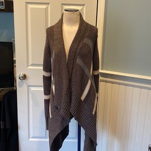 Cine Draped Open Front Cardigan L